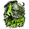 Nicht Von Hier Alien Neon