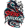 Strike Different Schlange Neon