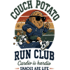 Couch Potato Run Club Retro