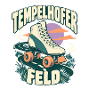 Tempelhofer Feld – Rollschuh im Berliner Retrolook