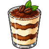 Tiramisu im Glas Kaffeecreme