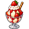 Erdbeer Sundae Glanz