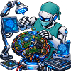 KI-Robotergehirn in Aktion