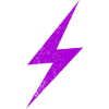 Neonlila Blitz Grafik