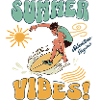 Summer Vibes Surfer