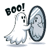 Boo Spiegelgeist im Spiegel