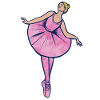 Pinke Ballerina in Tutu
