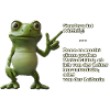 Frosch mit Wortwitz zur Gleichberechtigung