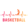 Basketball herzschlag basketballspiel