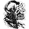 Still Hungry Samurai Flammenkunst