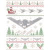 B2 Bomber Weihnachtspullover