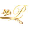 Initiale P mit Rose
