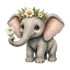 Cute Elephant – Daisy Trunk Friend