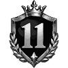 Kronen Schild 11 Wappen Silber