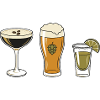 Cocktail Bier Shot
