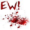 Halloween-Kostüm-Blutflecken