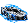 Future Auto Silber – Neon Speed