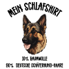 Schäferhund Schlafshirt Treu