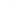 Weißer Einhorn-Silhouette