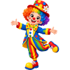 Karneval Bunt clown Kostüm Illustration