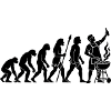 Nachtgrill Silhouette