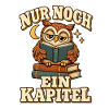 Lesende Eule – Nur noch ein Kapitel