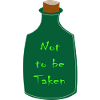 Nicht zu nehmen Halloween-Trankflasche