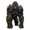 Kriegs-Gorilla Kristallrüstung