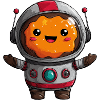 WeltraumDonut mit Astronaut