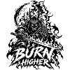 Flammen-Samurai Brenn Höher