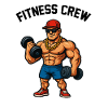 Kraftheld Cartoon Gym Bodybuilder