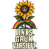 Links Grün Versifft – Sonnenblume und Peace