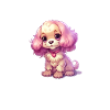 Pastel Cartoon Cocker Spaniel