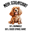 Cocker Spaniel Schlafshirt Froh