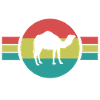 Kamel Silhouette Retro-Look