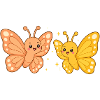 Butterfly Sunshine Pair – Schmetterlings Duo