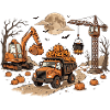 Bau-Halloween-Shirt für Kinder