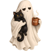 Meh Geist mit Katze