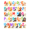Hunde im bunten ABC