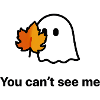 Herbstgeist mit Ahornblatt