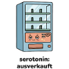 serotonin: ausverkauft – Automat Meme