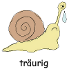 träurig – Schnecke Meme