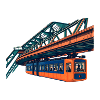 Wuppertaler Schwebebahn Risograph
