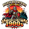 Retro Gamer 1900s Lustiger Gaming Spruch