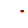 Deutschland-Trikot mit Herzflagge