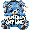 Mentally Offline Plüschbär
