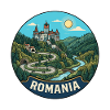 Rumänien Reiseabzeichen Bran Dracula Schloss