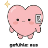 gefühle: aus – Herz Meme