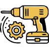 Akkuschrauber Werkzeug Icon