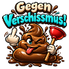 Gegen Verschissmus - braun - gegen Faschismus